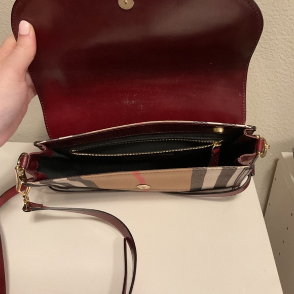 BURBERRY House Check Bridle Small Abbott Crossbody Bag & wallet - Picture 3 of 7